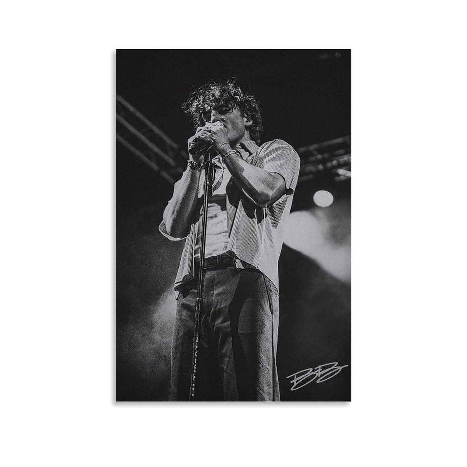 Gangguii Benson Boone Signed Poster Music Posters for Room Aesthetic Canvas Wall Art Bedroom Decor12x18inch(30x45cm)