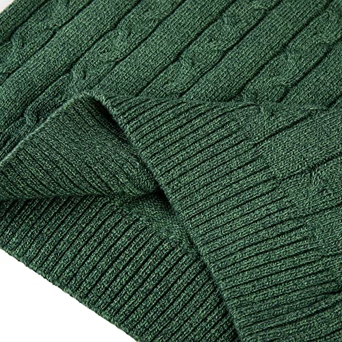Image of Kid Nation Boys Sweater Cotton Quarter Zip Sweater Kids Cable Knit Pullover | Casual 1 /4 Zip Sweater for Child 3-14 Years (Previously Amazon Essentials)