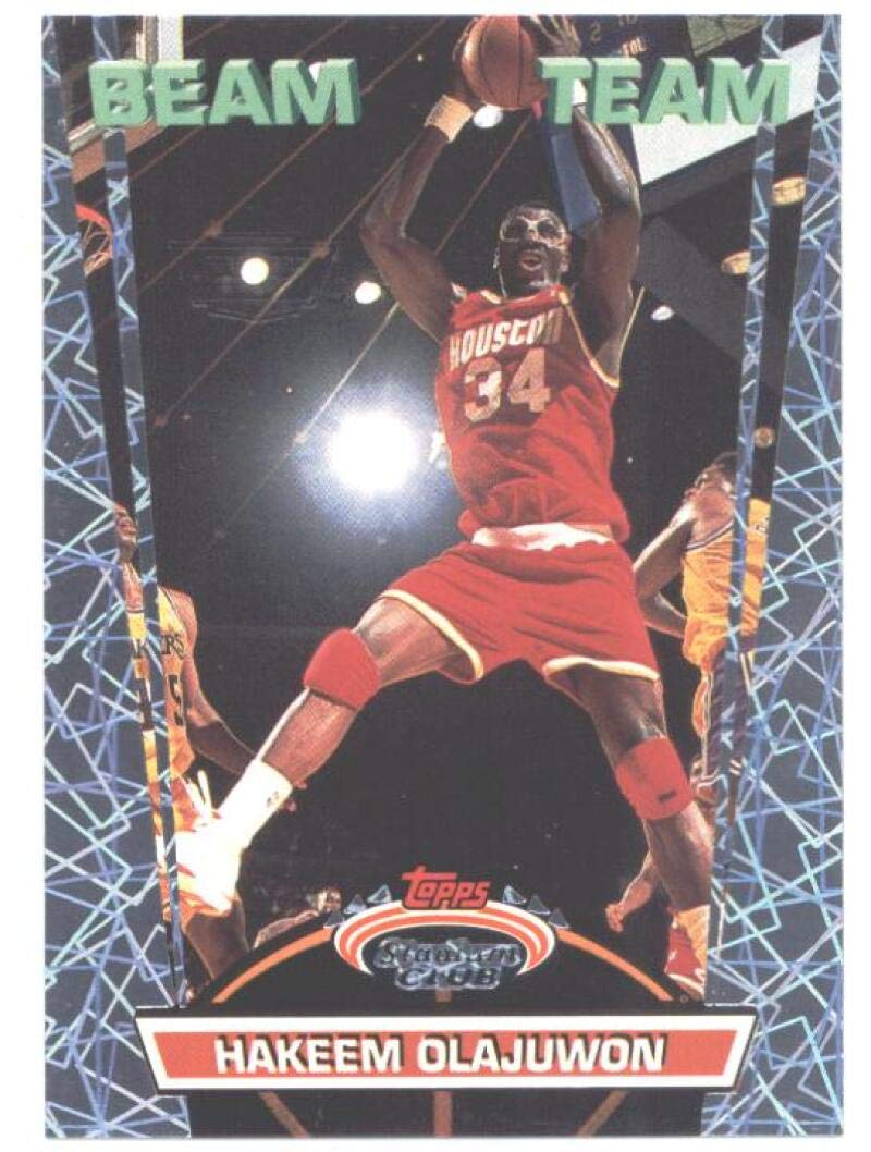 Amazon.com: 1992-93 Stadium Club Beam Team Members Only #BT16 Hakeem  Olajuwon Houston Rockets NBA Basketball Card NM-MT : Collectibles & Fine Art