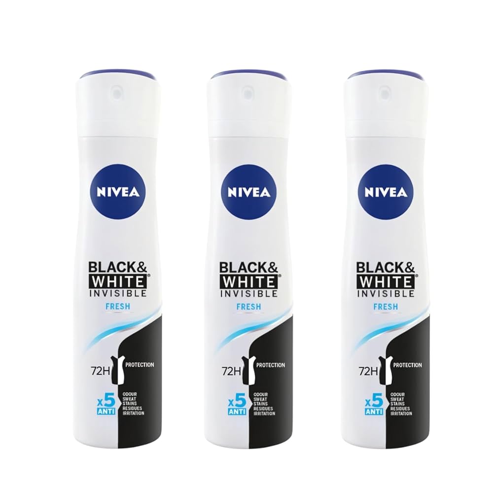 NIVEA Black & White Invisible 15本 Amazon.com : NIVEA Invisible for Black & White Fresh