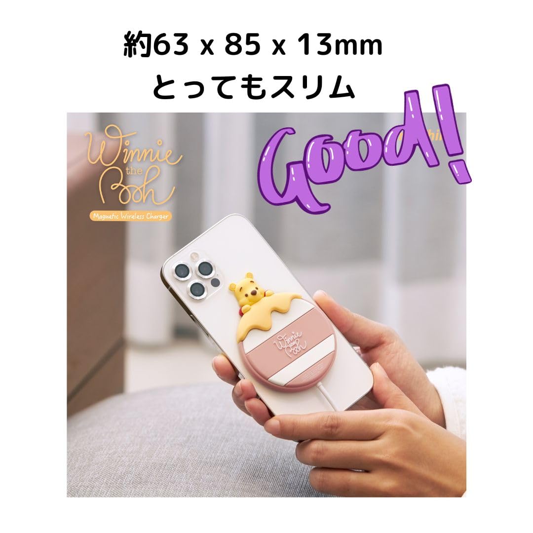 Amazon.co.jp: InfoThink【ディズニー公式】ワイヤレス充電器