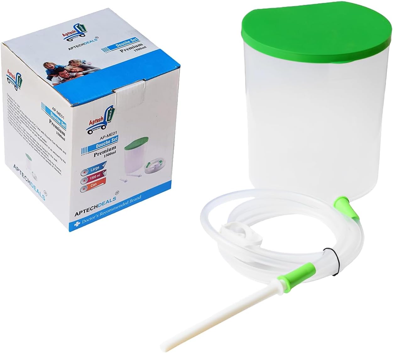 Aptechdeals PVC Enema Kit for Home Use