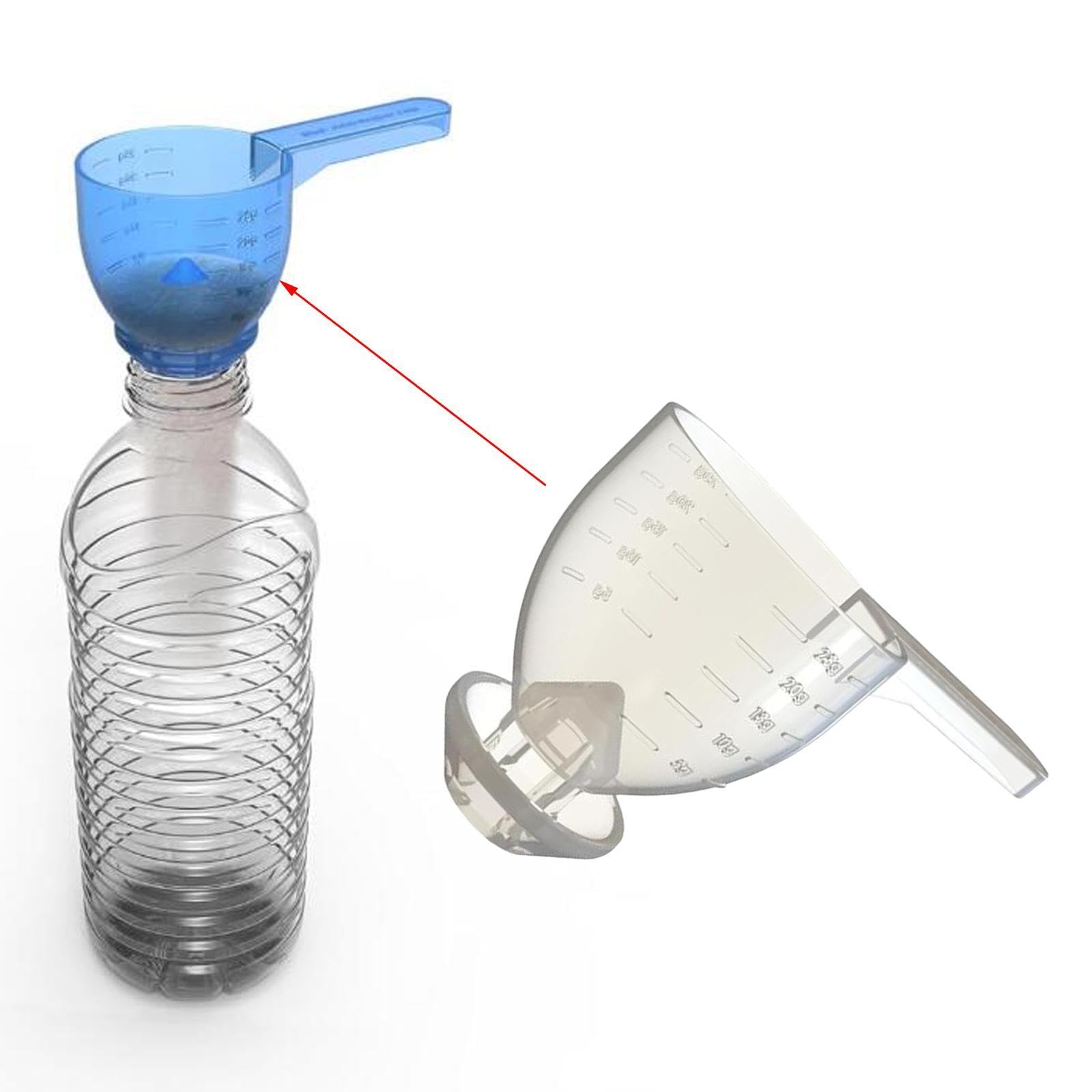 Baoblaze 3 Dosatori con Graduata, Strumento di Misurazione Professionale Multiuso per La Cucina, Imbuto per Polveri, Ideale per Campeggio E per Co, 5 pezzi