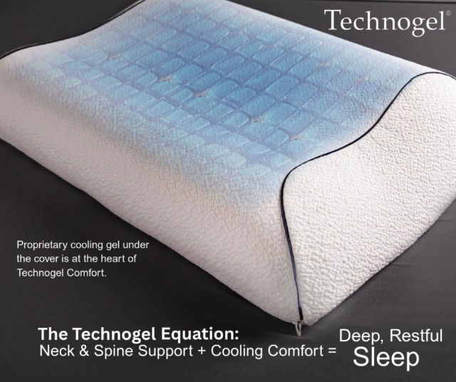 【新品未開封】TechnogelConvexoAdjustablePillow Amazon.com: Technogel Anatomic Cooling Gel Pillow – Dual-Height