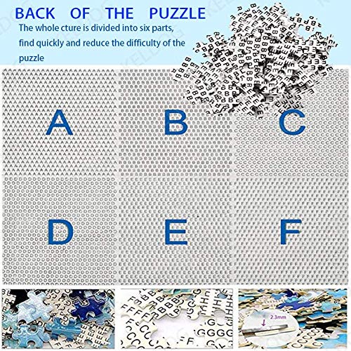 Holz-Puzzle für Kinder 1000 Stück Puzzle - Tierlandschaft Bauernhof Huhn Erwachsene Spielzeug Spiele Puzzle, tragbar… – Bild 5