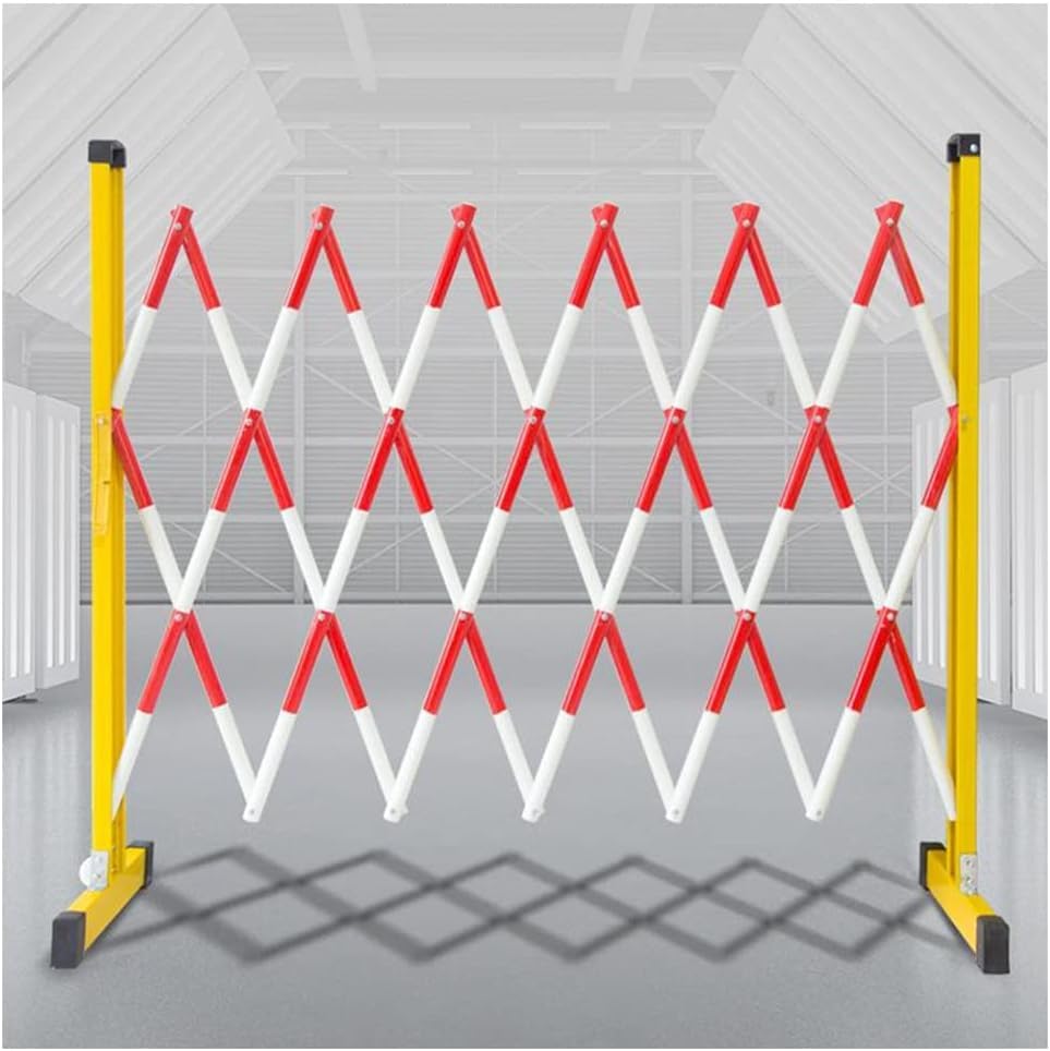 Portail de sécurité rétractable robuste en acier haute résistance
