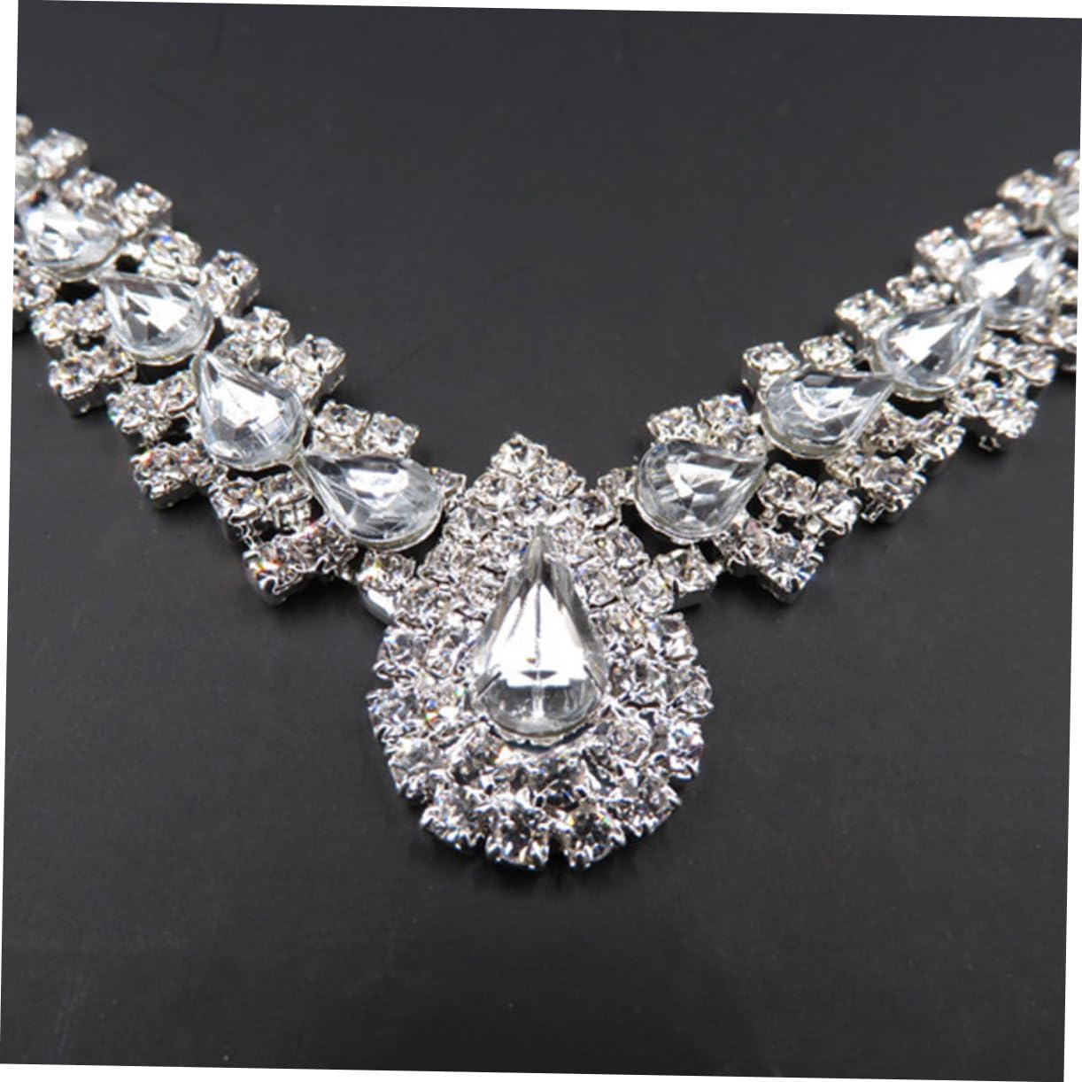 SHERCHPRY 3piezas De Joyería De Para Novia Collar y Pendientes Elegantes Para Boda y Compromiso De Pendientes Collar