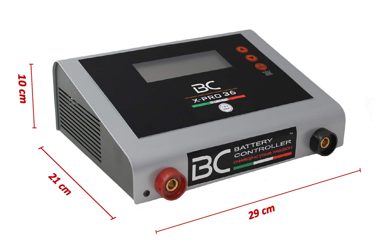 Caricabatteria da Officina 36 Ampere 12V e Stabilizzatore di Tensione con spegnimento Automatico - BC X-PRO 36