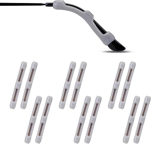 Miniatura 9 de Lentes de silicona suave con puntas de sien, retenedores de lentes cómodos y elásticos antideslizantes para lentes de sol, lentes de lectura, 6