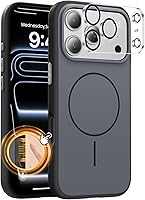 Vista 148 de Funda Magnética para iPhone Air Compatible con MagSafe Resistente a Caídas de 16 Pies Cubierta Trasera con Sensación de Piel Mate a Prueba de Golpes