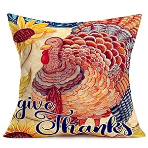 Fukeensetof4happythanksgivingturkeypumpkinthrowpillowcoverautumnharvestsunflowerfruitsvintagefallfarmhousedecorativepillowscushioncovercottonlinen18x18pillowcasegivethanks Urban Country Home Decor Fukeen set of 4 happy thanksgiving turkey pumpkin throw pillow cover autumn harvest sunflower fruits vintage fall farmhouse decorative pillows cushion cover cotton linen 18×18 pillowcase give thanks urban country home decor