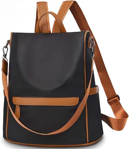 Charmore - Mochila de viaje para mujer, de nylon, antirrobo, resistente al agua, ligera, estilo casual