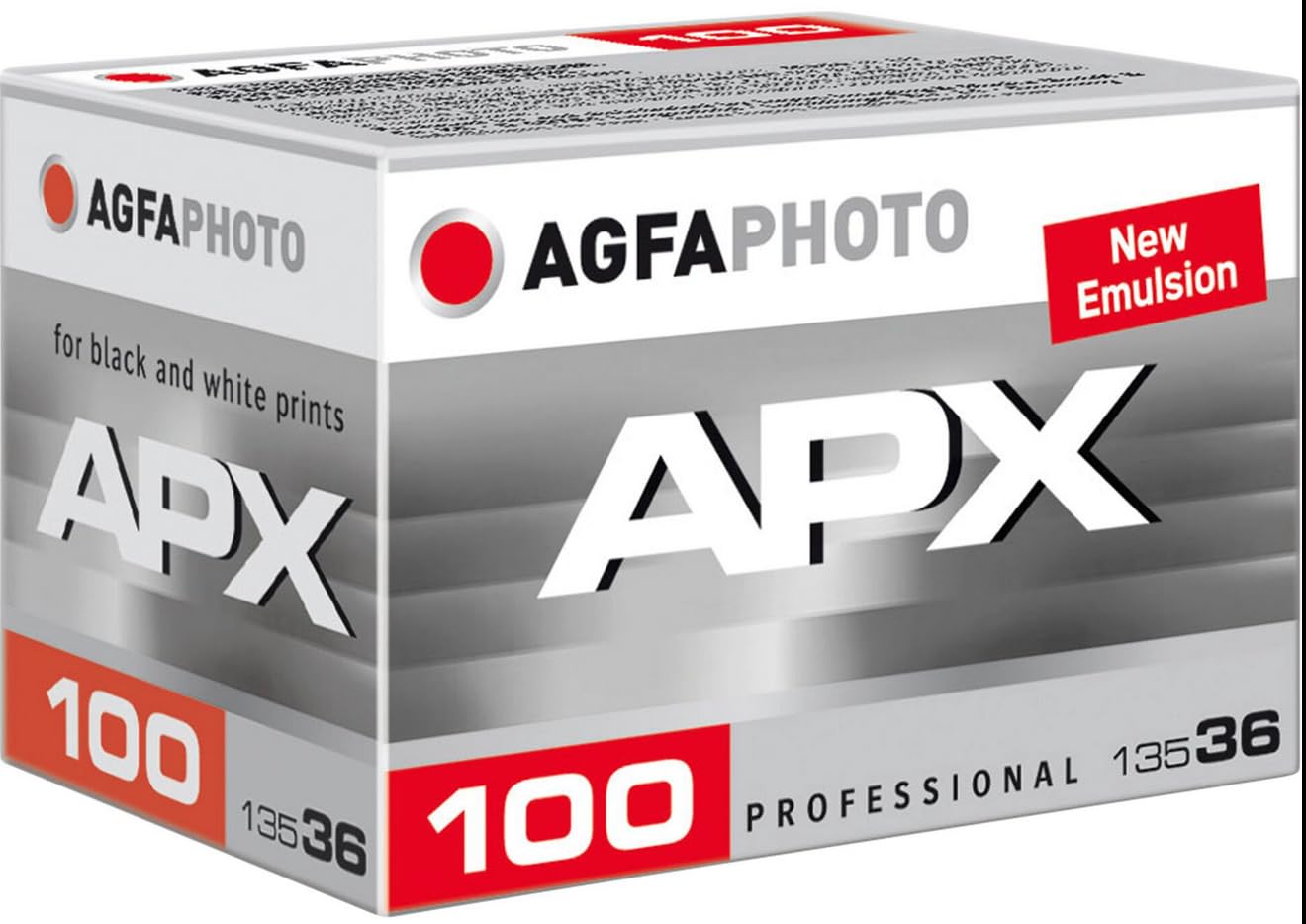 AgfaPhoto APX 100-36 Tre Pack Nero/Bianco film per foto