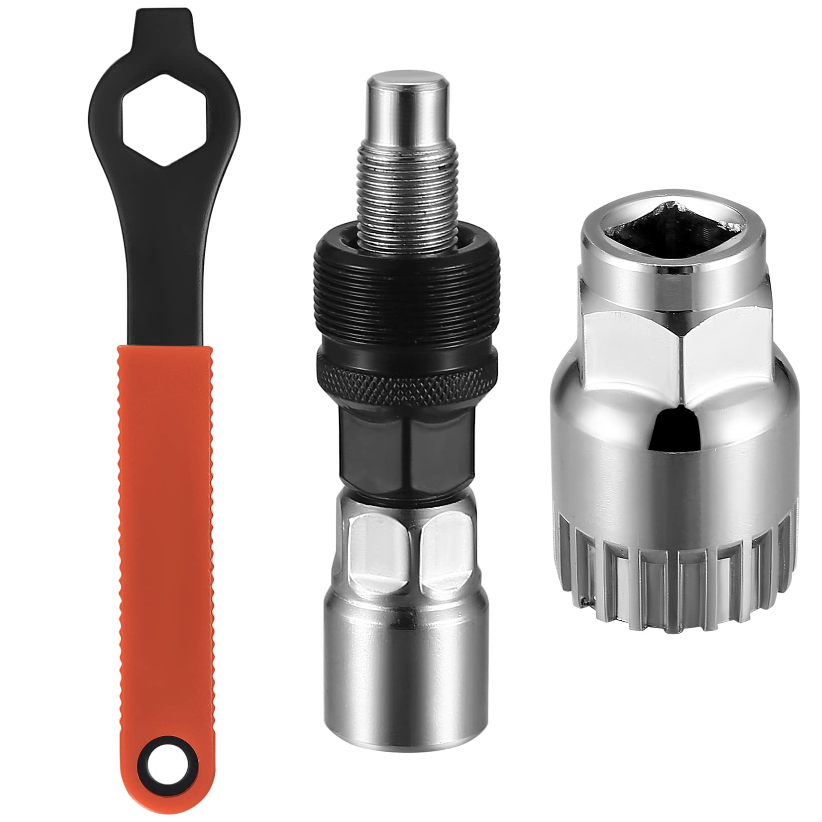 Set Estrattore Per Pedivelle E Movimento Centrale Bici - Attrezzi In Acciaio Al Carbonio Per Rimuovere Pedivelle E Albero Centrale, Con Impugnatura