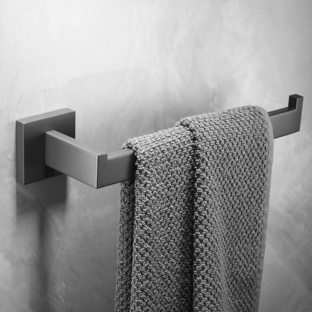 Tige de serviette et porte-mouchoirs pour une salle de bain moderne et épurée au quotidien
