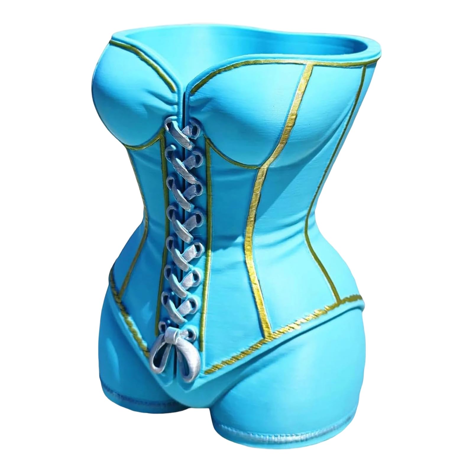Creative Corset Planter Elegant Female Body Sculpture Indoor/Outdoor Plant Vases for Modern Home Decor Artistic Corset-Shaped Planter Modern Female Body Design Decorative Vase for Home