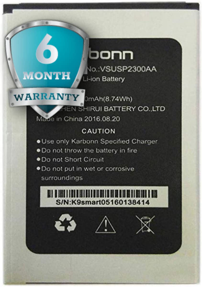Phone Battery Vsusp2300aa Battery Vsusp2300aa 2300mah Karbonn K9