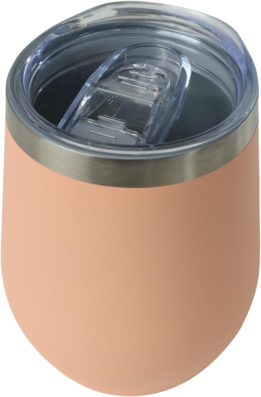 Sip + Sea Antigua 12oz Stainless Steel Wine Tumbler with Ceramic Lining & Lid – Stemless, Double-Wall Vacuum Insulated Drinkware - Image 3