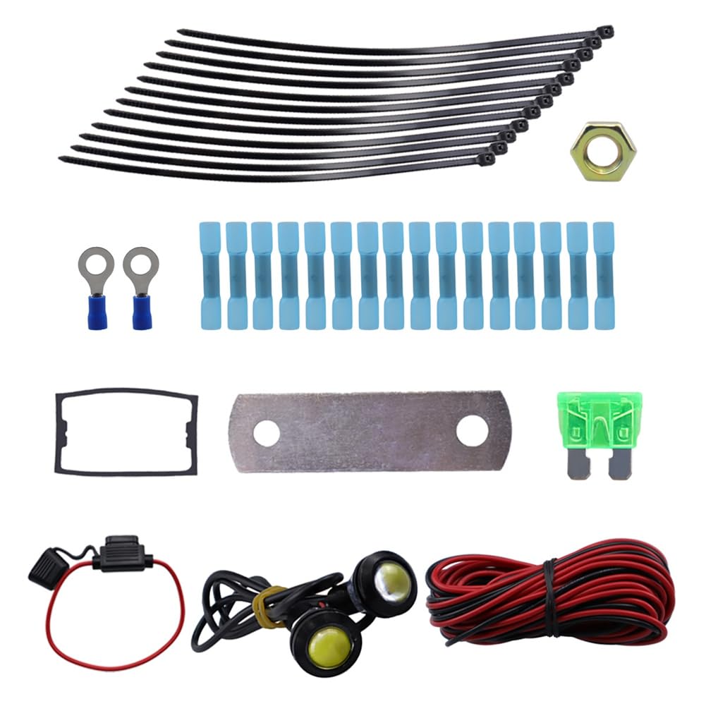 Kit de Clignotants ATV UTV Clignotant Universel avec Interrupteur de Virage à Colonne Kit de Clignotant LED 60D