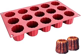 Silicone Fluted Mould 18 Mini Fluted - Height 40 mm, Ø35 mm (15)