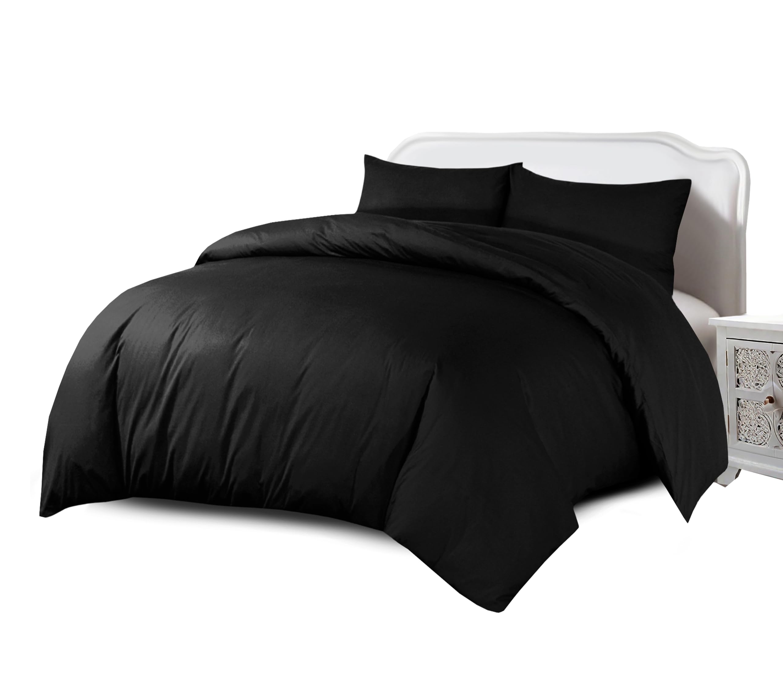 Crescent Textile 200TC Duvet Cover Bedding Set Single, Double, King - Image 4