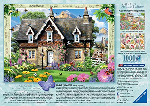 Ravensburger Country Cottage Collection No.15 Hillside Cottage 1000 Piece Jigsaw Puzzles for Adults and Kids Age 12 Years Up - Image 3