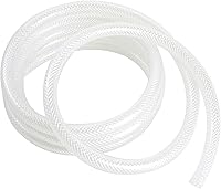 Vista 10 de Tubo de vinilo de plástico de manguera trenzada transparente de 5/8 pulgadas de diámetro interior x 7/8 pulgadas de diámetro exterior de 50 pies