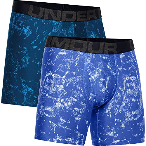 Image of Under Armour mens Multi-pack Performance Tech Boxerjock Brief, 6 inch Inseam, All-day Comfort & Soft