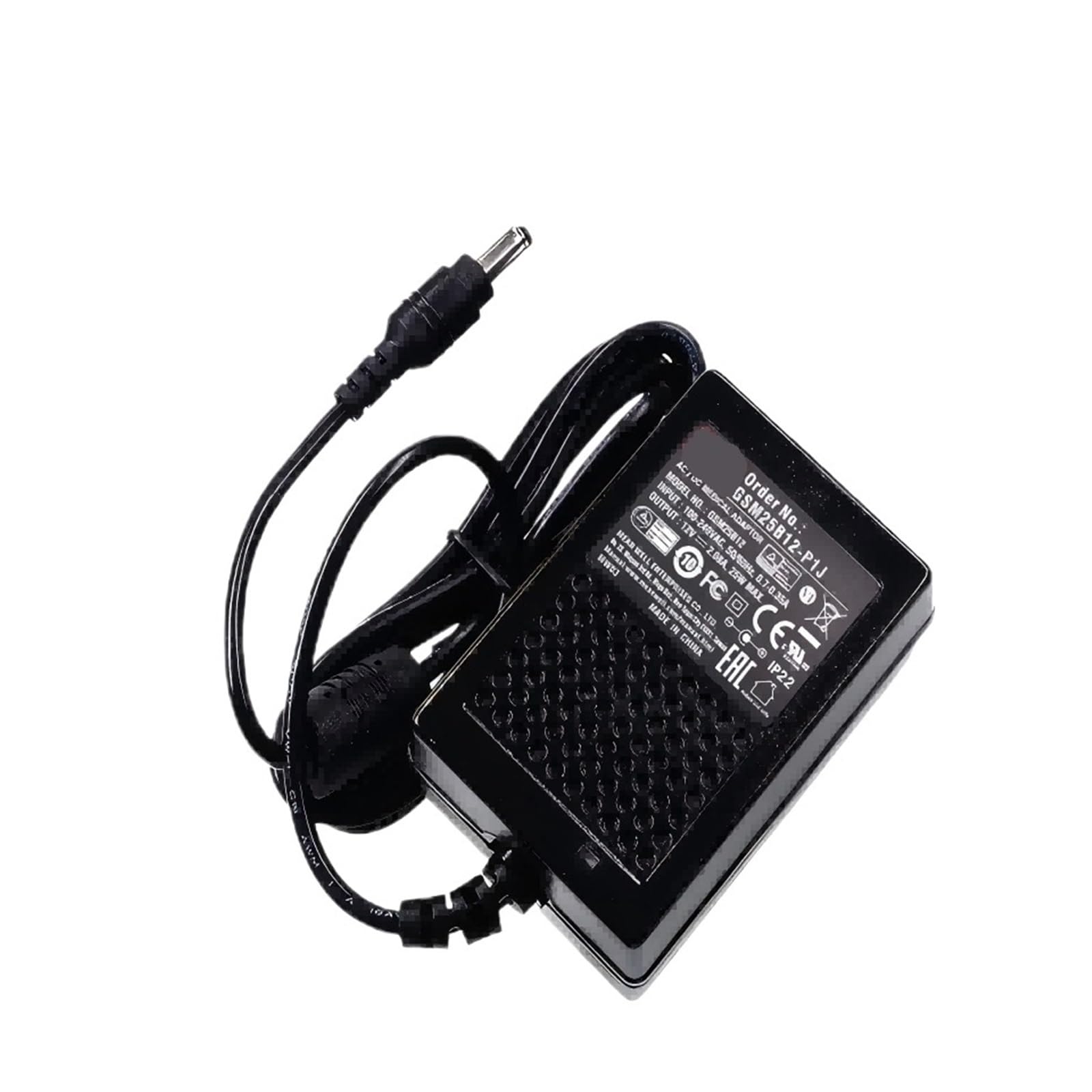Adaptateur CA-CC 25 W GSM25B12V alimentation externe 12V 24V 48V P1J