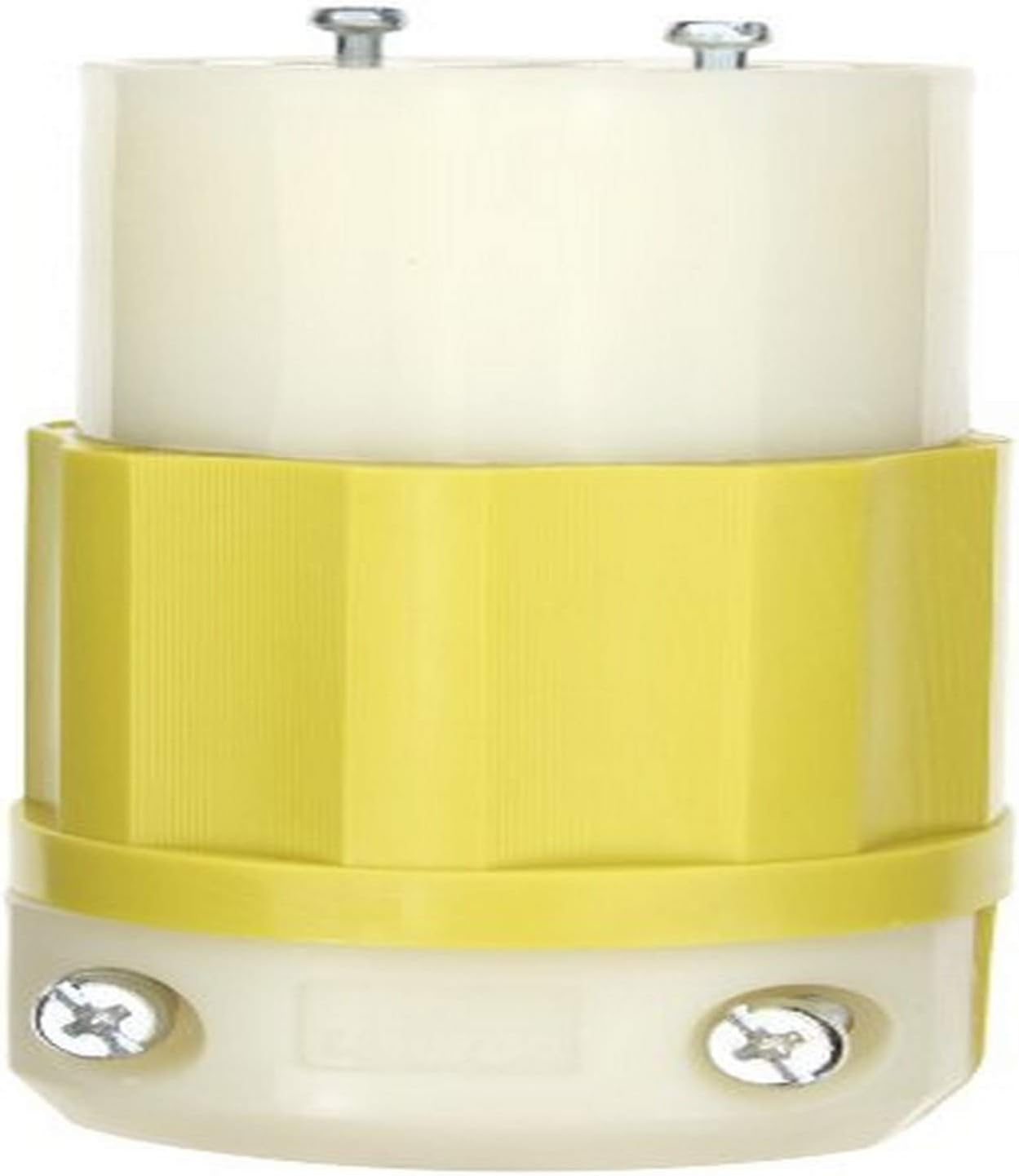 Leviton 2713-CY 30 Amp, 125/250 Volt, NEMA L14-30R, 3P, 4W, Locking Connector, Industrial Grade, Grounding - Yellow-White