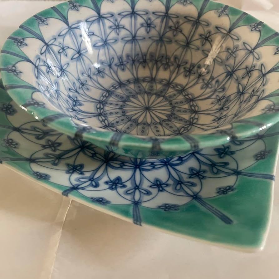 Amazon.co.jp: 九谷焼 碧桃 器セット : ホーム＆キッチン