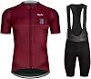 Cycling Wear, Cycling Jersey, Mens, Summer, Short Sleeve, Bicycle Wear, Top and Bottom Set, Sweat Absorbent, Quick Drying, Breathable, High Elasticity, Road Bike Wear, Cycling Wear, S-3XL