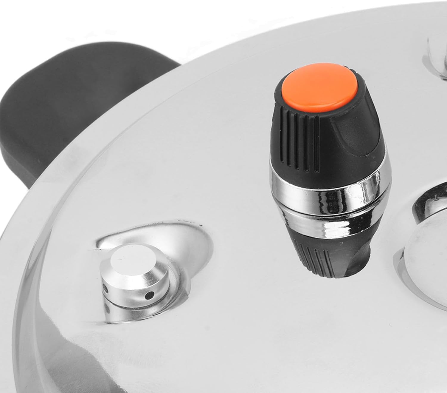 Pressure Cooker Stainless Steel Pressure Canner ExplosionProof Alarm Valve AntiBlocking for Kitchen (Stainless steel 3)