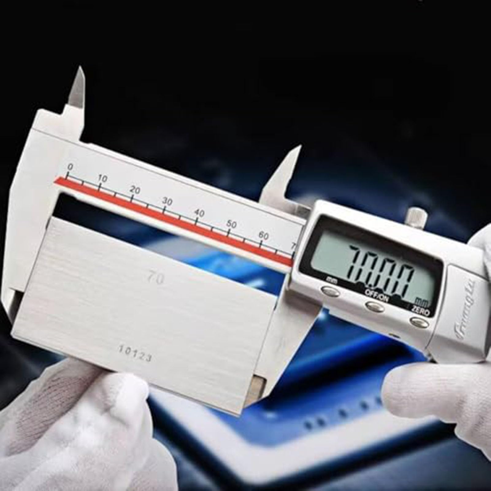 Blocchi di Riscontro in Acciaio 38 Pezzi, Blocchetto di Riscontro in Acciaio ad Alta Precisione da 1,005-50 mm Grado 0/1, per Taratura Strumenti Misura Officina Meccanica