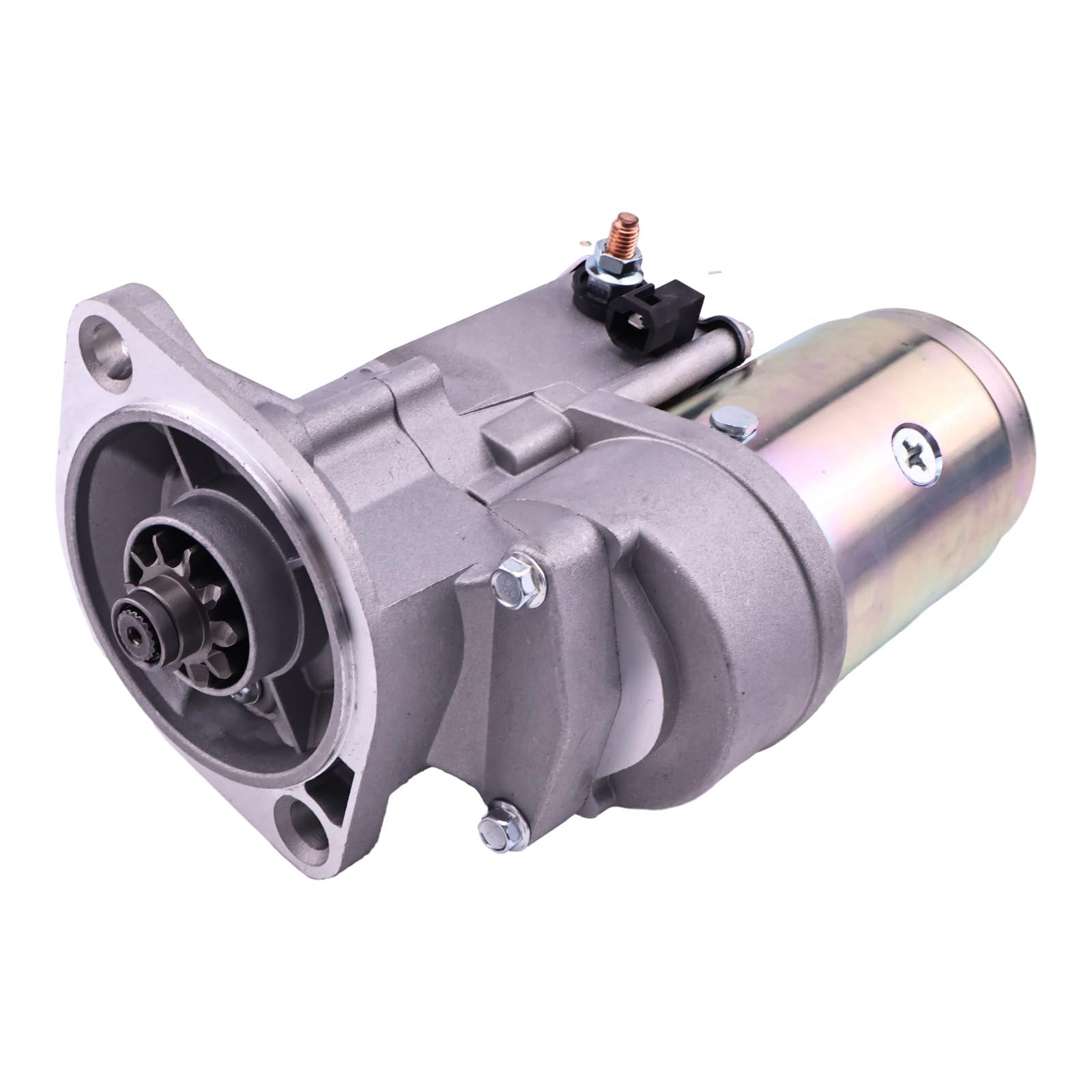 HOLDWELL 12V 10T 2.2KW Starter Motor 6670727 Compatible with Bobcat 325 328 329 331 334 335 337 341 E25 E26 E32 E32i E35 E35i E42 E45 E50 E55 S100