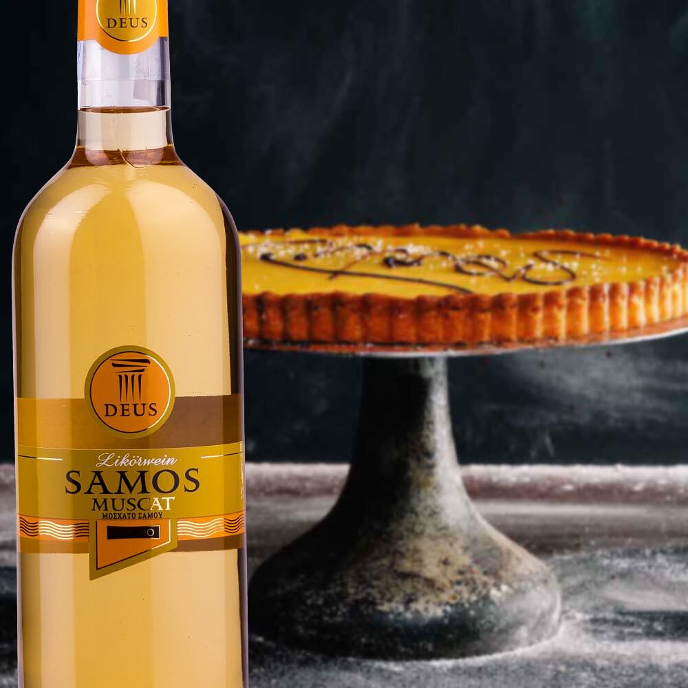 Cavino Deus Muscat Samos, süß, sortenreines Weinpaket + VINOX Winecards (6x0,75l)