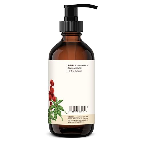 Miniatura 7 de Banyan Botanicals Aceite de ricino  Aceite de ricino orgánico sin hexano  Aceite ayurvédico hidratante y nutritivo para cejas, pestañas, cabello,