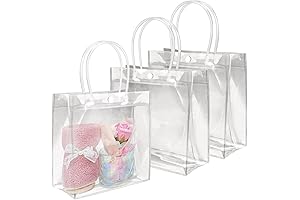 BadenBach Clear Plastic Bags for Gifts