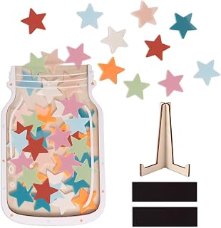 Magnetic Magnet Kids Reward Incentive Jar, Star Jar Reward Classroom & Home Behavior Management System Tool for Kids Boys & Girls Potty Training Chores Good Habits