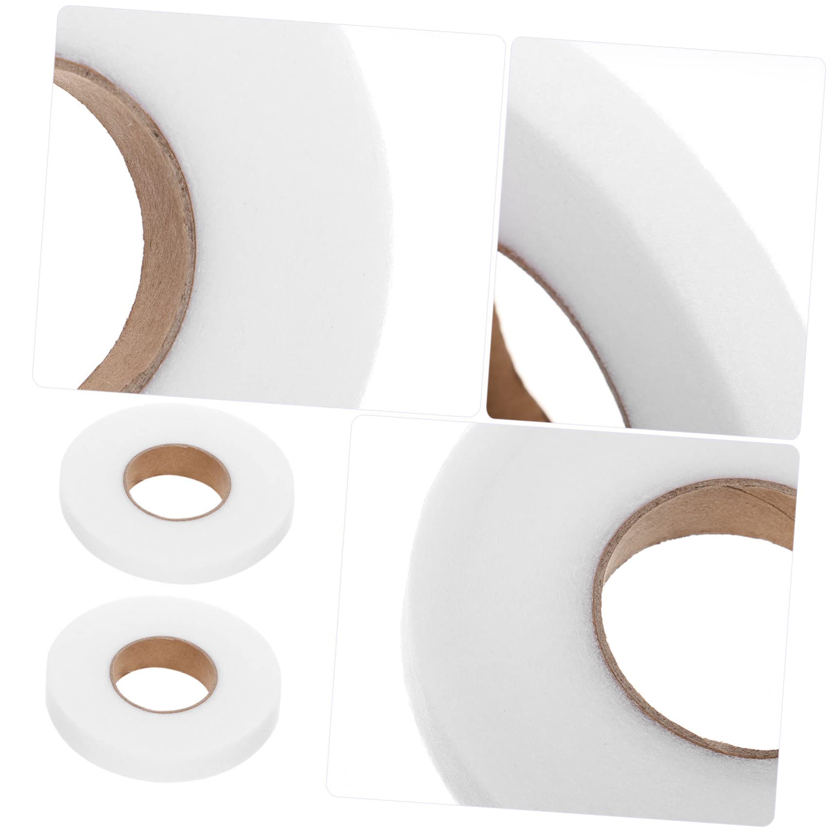 SHINEOFI 8 Rollos cinta de doble cara para tela cinta para senos de doble cara cinta de alfombra cortinas de ventana cinta de doble cara para alfombras cinta dobladillo para pantalones ropa