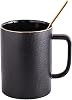 Coffee Cup Ceramic mug tumblers tazas de ceramica creativas tea tumbler cups coffee milk mugs novelty large vintage home black cup Coffee Cups(B 400ML)