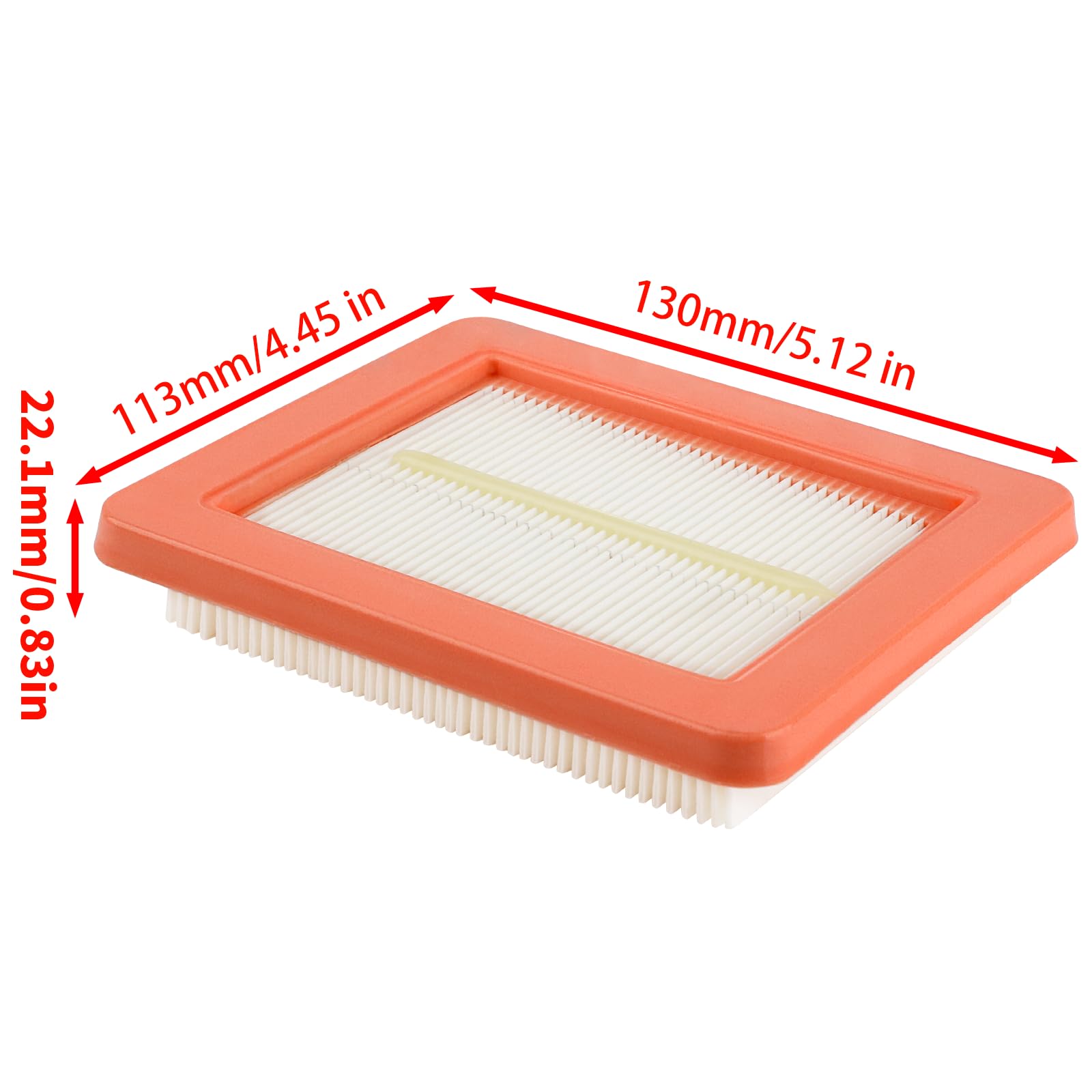 Ferilter GCV160 Air Filter Fuel Filter for Honda GCV160 GCV170 GCV190 GCV200 GC160 GC190 Engine 17211-Z8B-901 Air Filter 16952-Z8B-000 Fuel Filter Tune up Kit for Honda HRX217 HRN216 Lawn Mower Parts