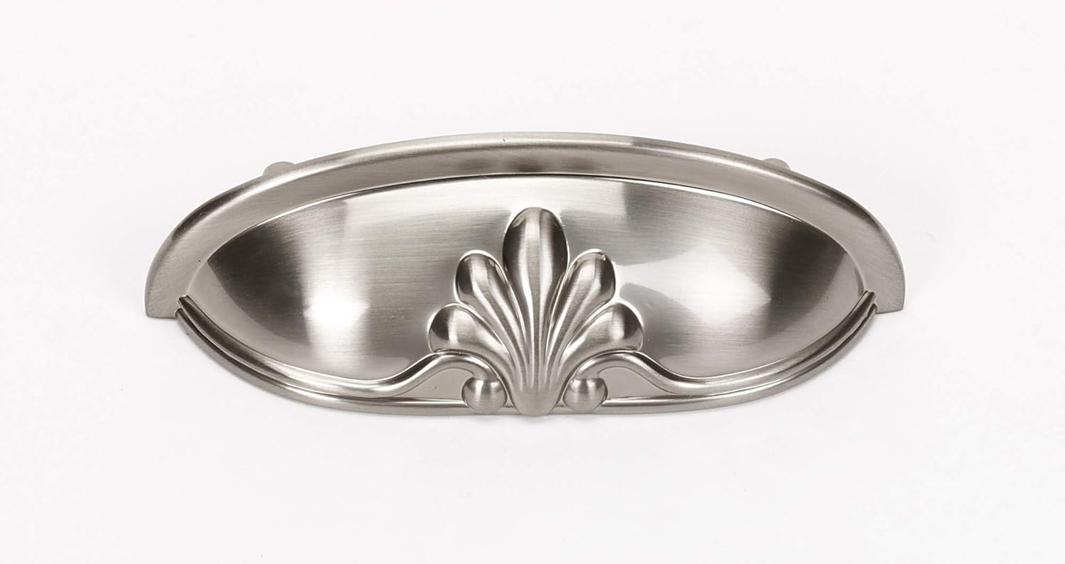 Alno A1459-PB Traditional Bella Cup Pulls, Polished Brass