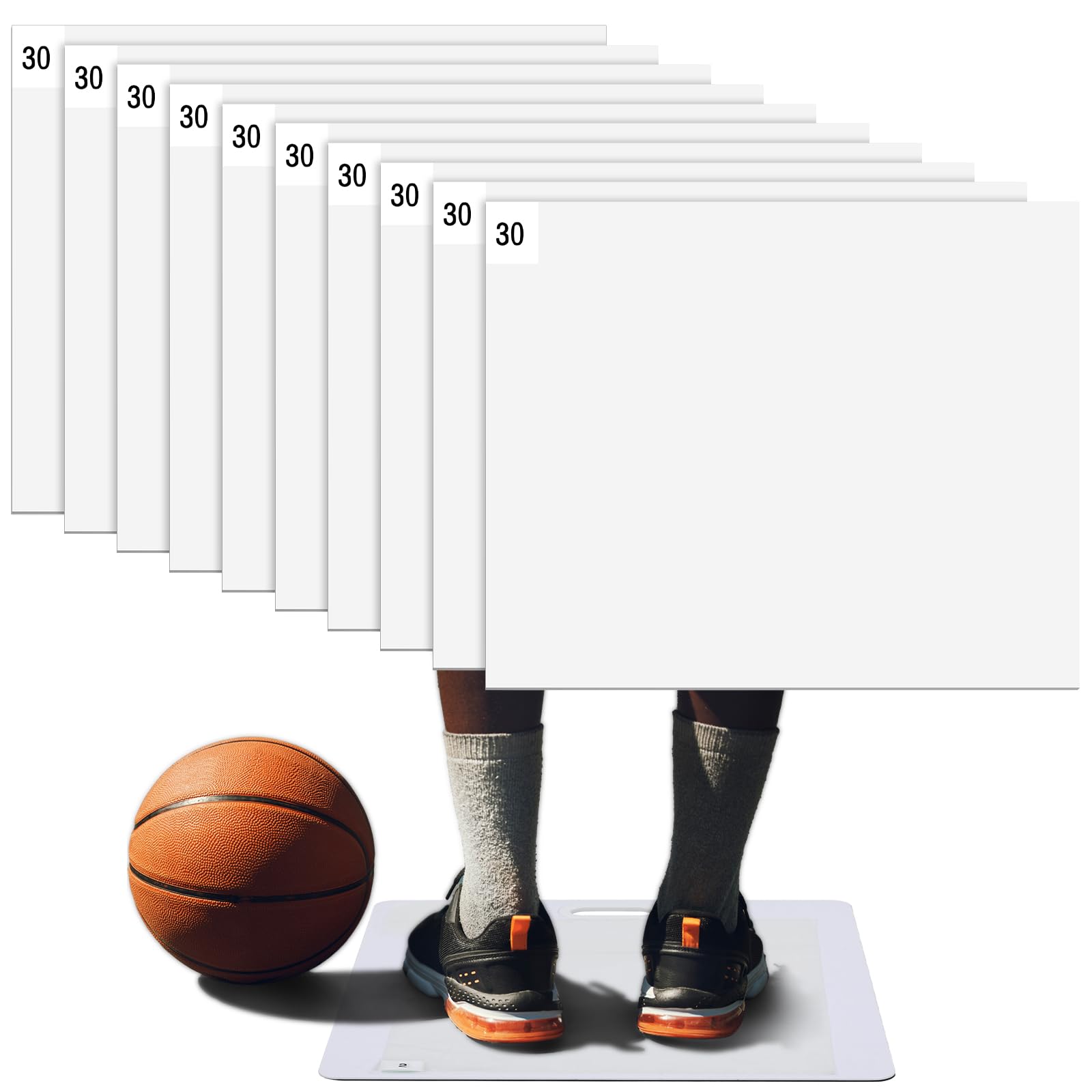 Drydiet Basketball Sticky Adhesive Mat Replacement Sheets Clean Tacky Floor Mats Replacement Sheet Courtside Basketball Court Accessory for Remove Dust Dirt from Shoe