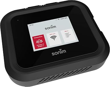 Sonim H500 Mobile 5G WiFi Hotspot Mobile Hotspot 6000mAh, MIL-STD-810H, Touch Screen, up to 32 Devices Black