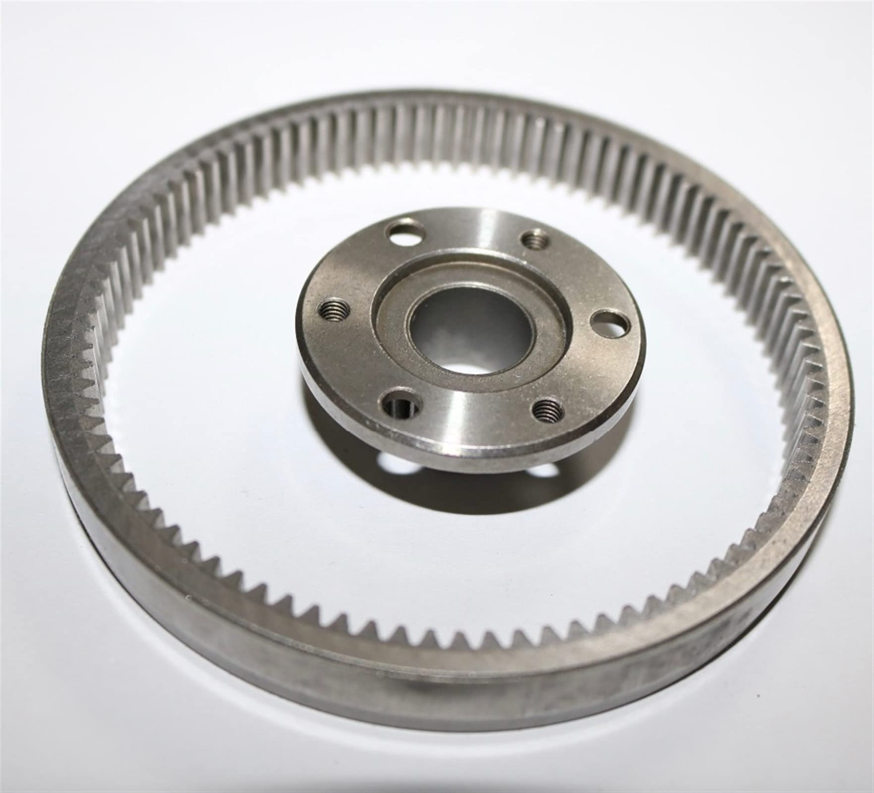 Engranaje de Piñón, Juego de engranajes de Motor de piñón de Metal piezas de repuesto, diámetro de engranaje de piñón de Motor: 10,3 cm 93 dientes anillo de engranaje de Motor de vehículo eléctrico de