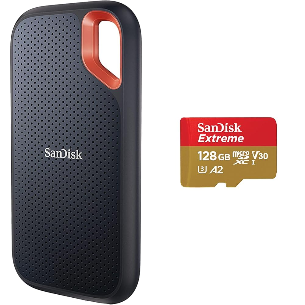 SanDisk Extreme Portable 1TB, 1050MB/s R, 1000MB/s W, 3mtr Drop