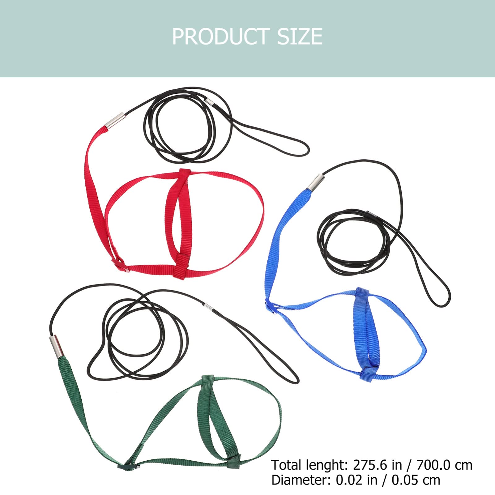 FOMIYES 12piezas Arnés Ajustable para Aves para Entrenamiento De Periquitos y De y Entrenamiento para Pájaros De Accesorios