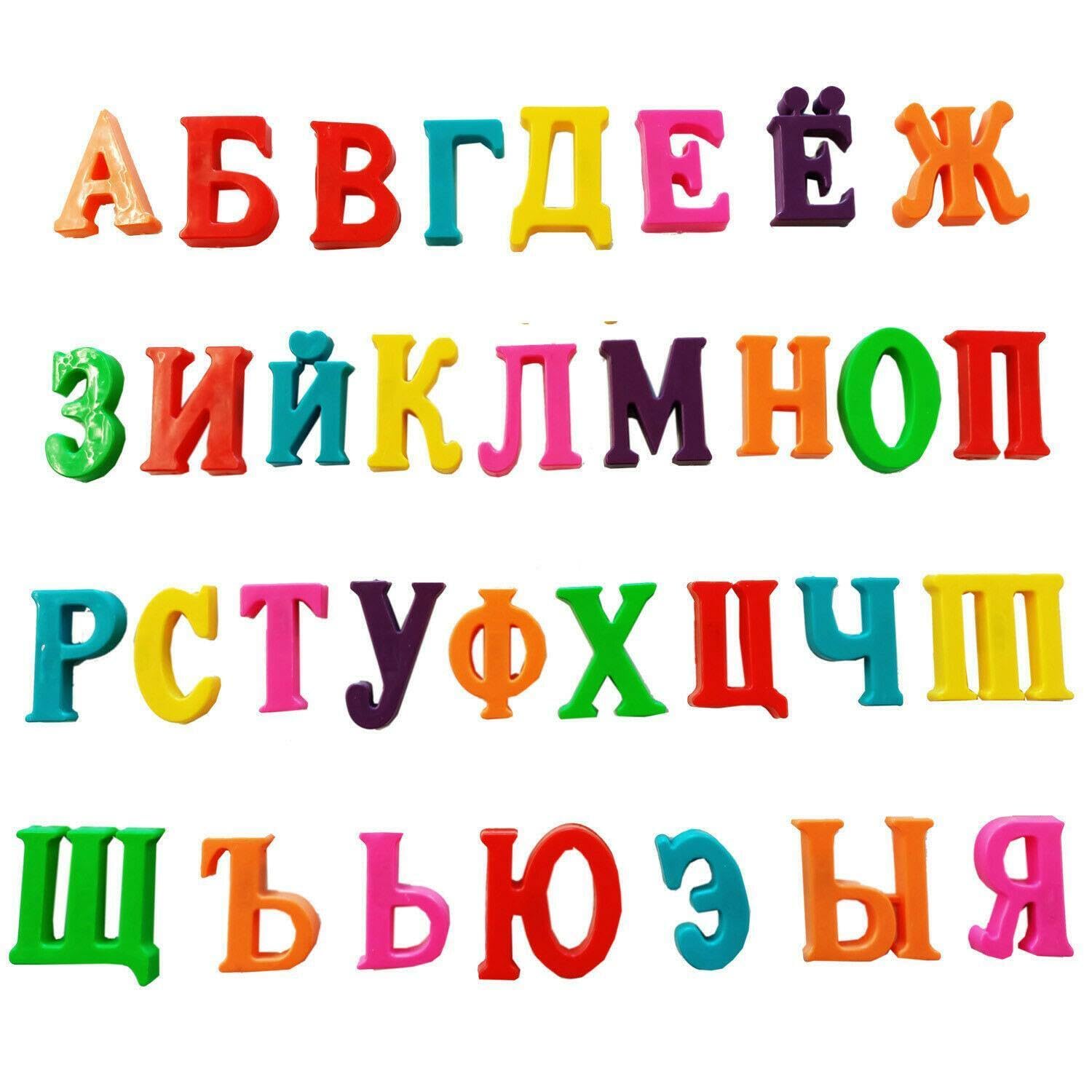Vision4ever Russian Alphabet Fridge Magnets Educational Teaching Learning Set