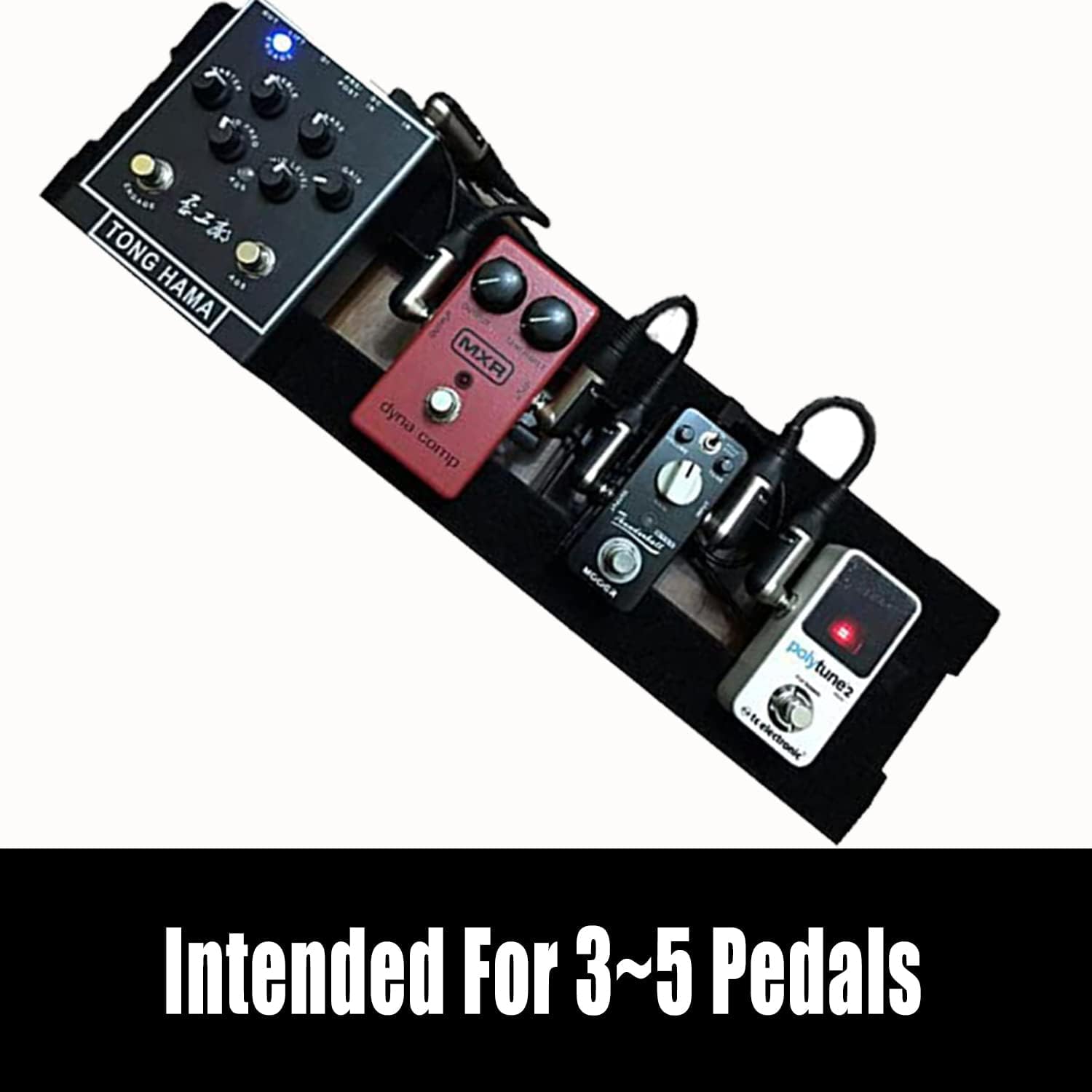 Pedalboard Für Gitarreneffekte - Metall Board Für Live-Auftritte & Studio 48,5cm